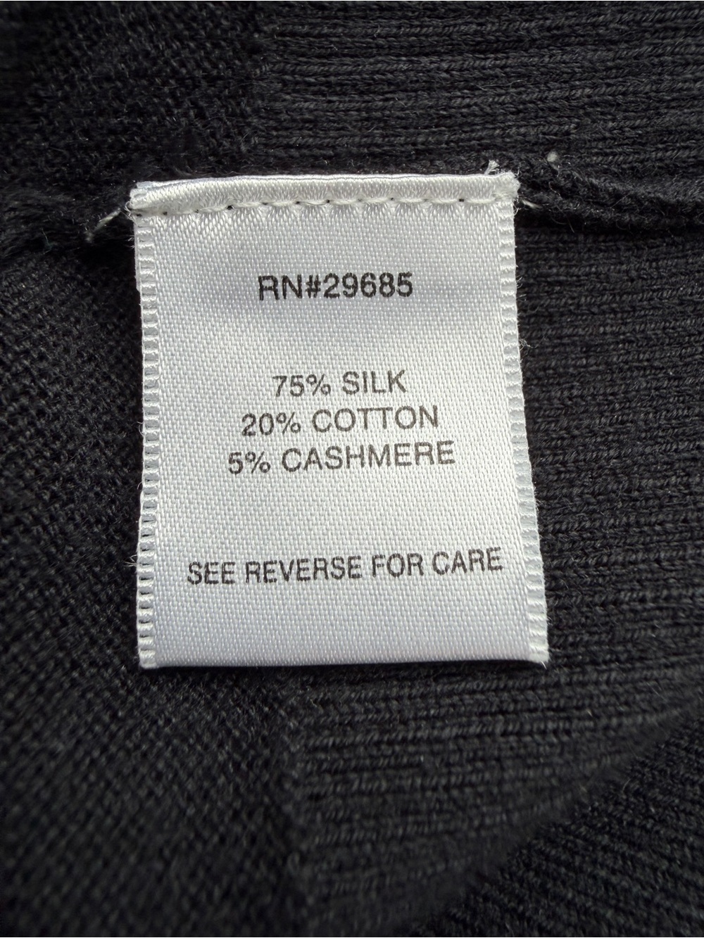 Pendleton Silk Cotton Cashmere Black Turtleneck Sweater Size XL - Picture 4 of 9